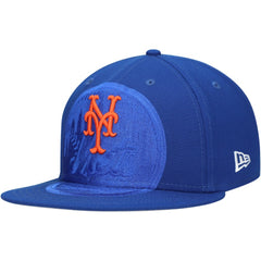 New York Mets Shadow Logo 59FIFTY Fitted Hat - Royal | New Era
