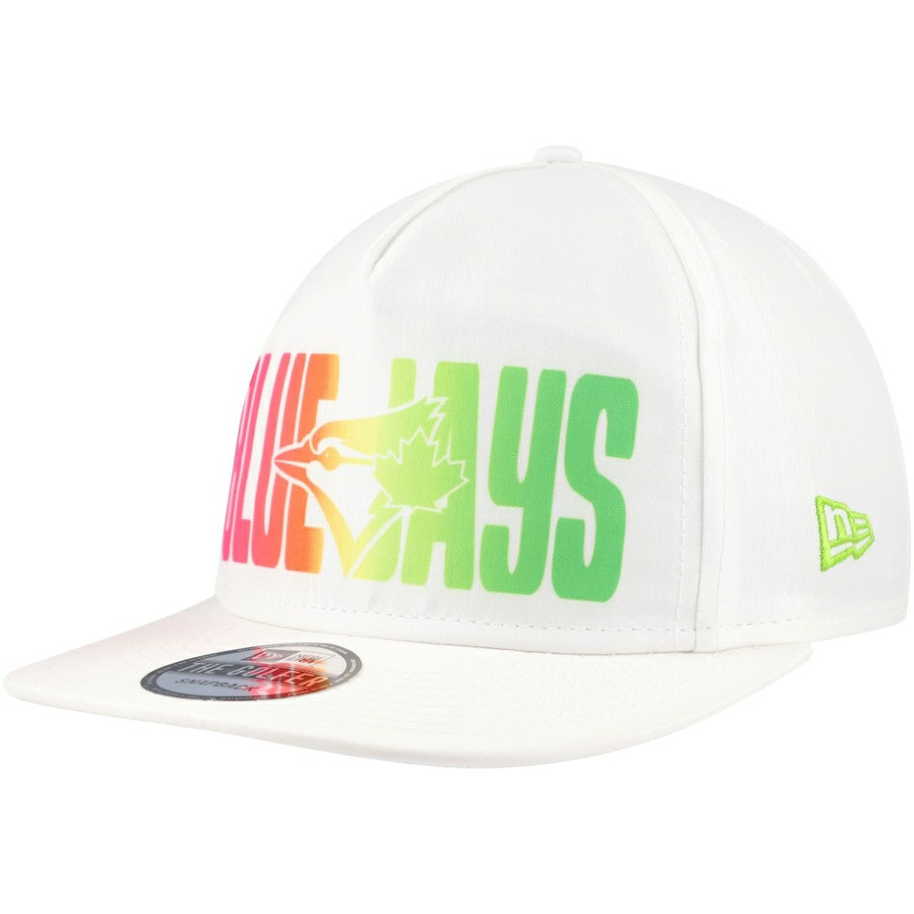 Toronto Blue Jays Spring Spectrum Golfer Snapback Hat - White | New Era