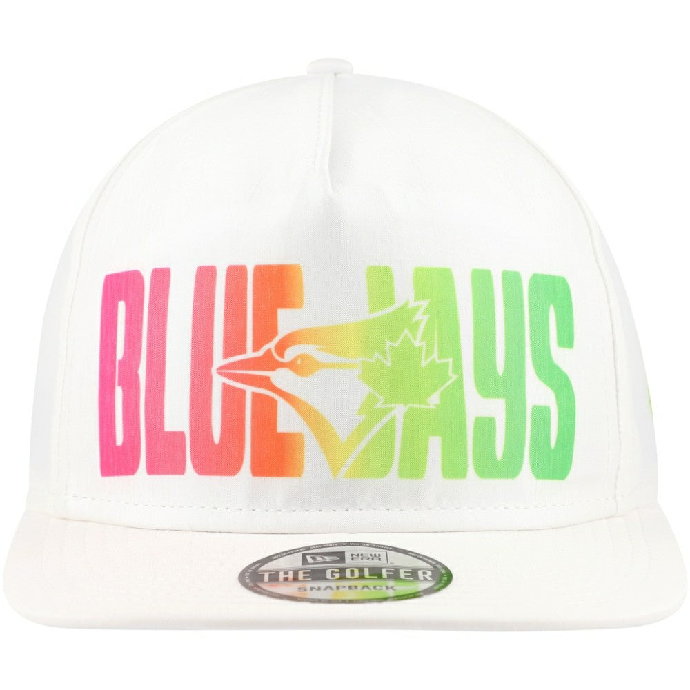Toronto Blue Jays Spring Spectrum Golfer Snapback Hat - White | New Era