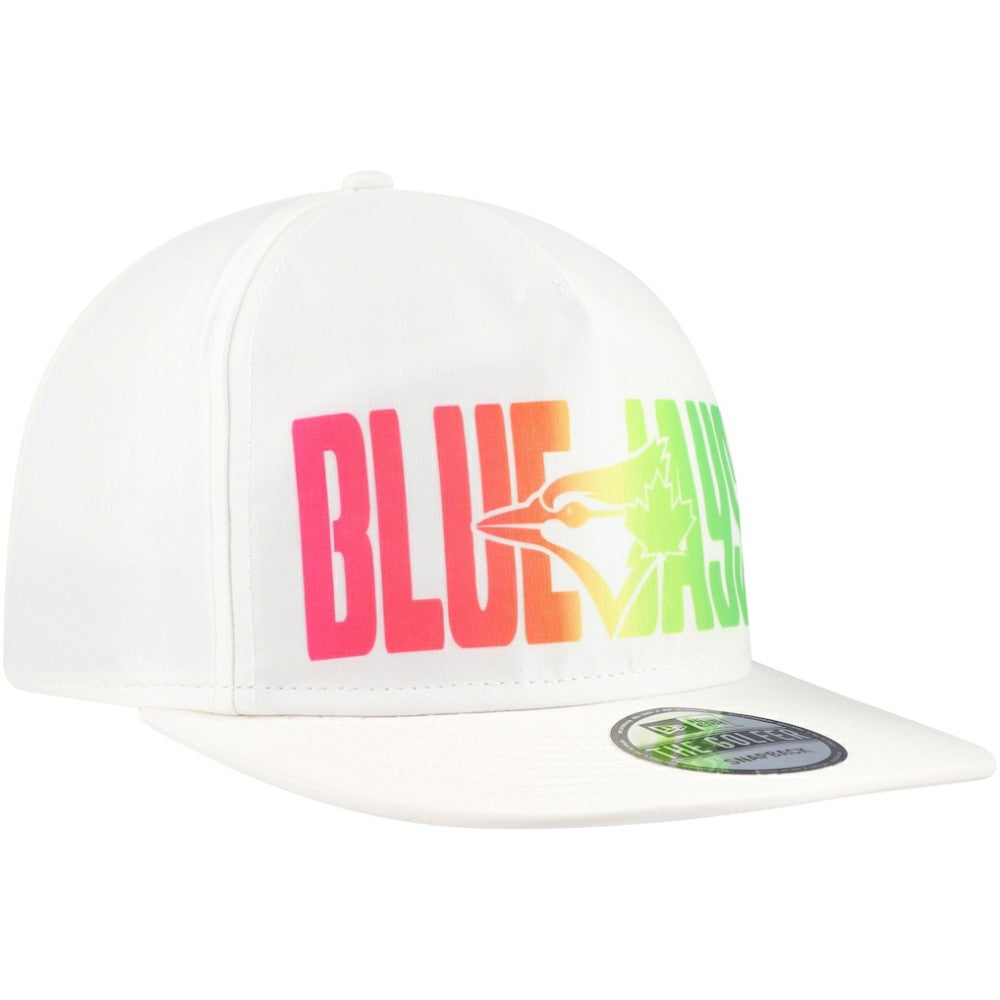 Toronto Blue Jays Spring Spectrum Golfer Snapback Hat - White | New Era