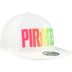 Pittsburgh Pirates Spring Spectrum Golfer Snapback Hat - White | New Era
