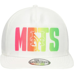 New York Mets Spring Spectrum Golfer Snapback Hat - White | New Era