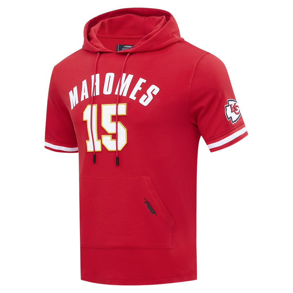 Patrick Mahomes Kansas City Chiefs Pro Standard Player Name & Number Hoodie T-Shirt - Red sale