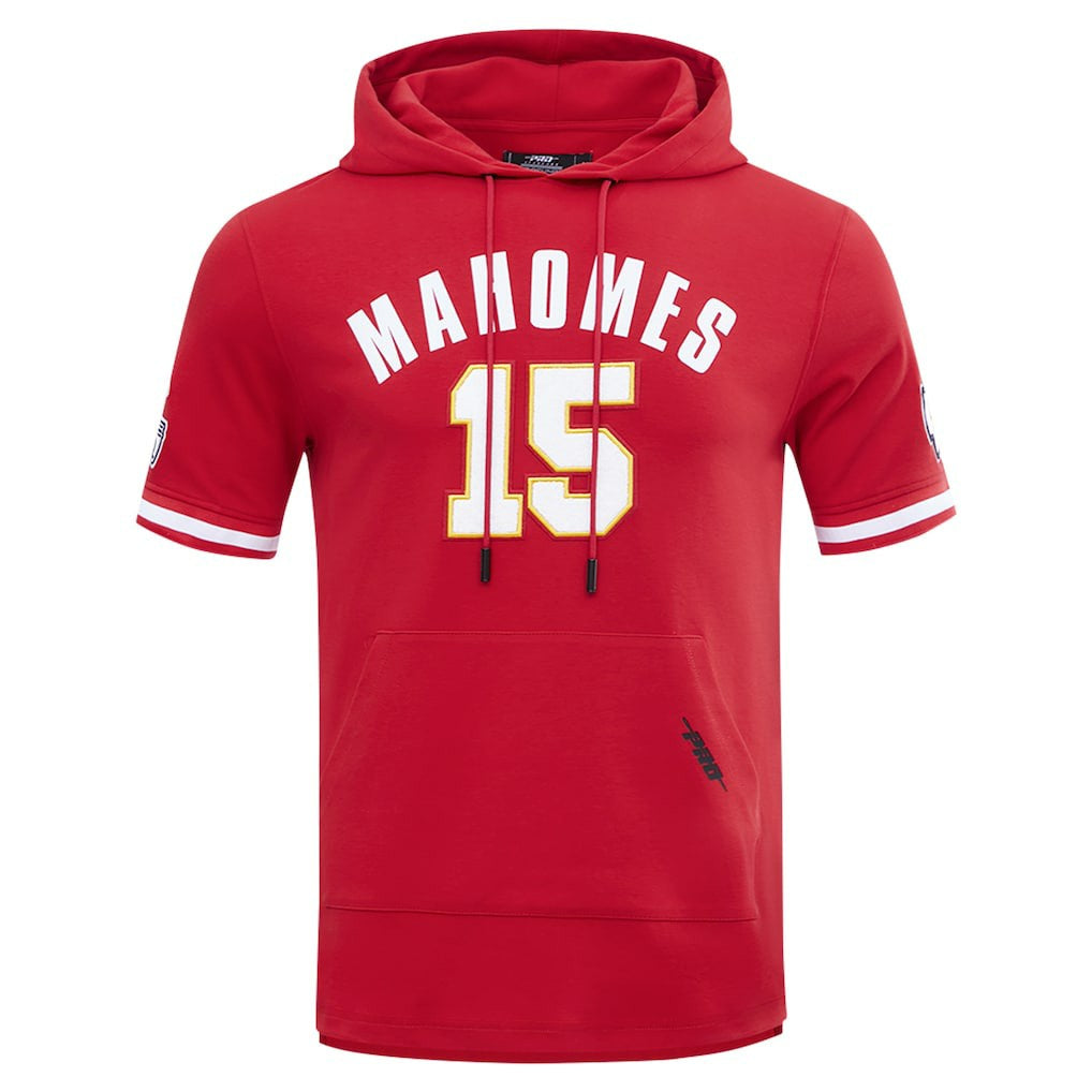 Patrick Mahomes Kansas City Chiefs Pro Standard Player Name & Number Hoodie T-Shirt - Red sale