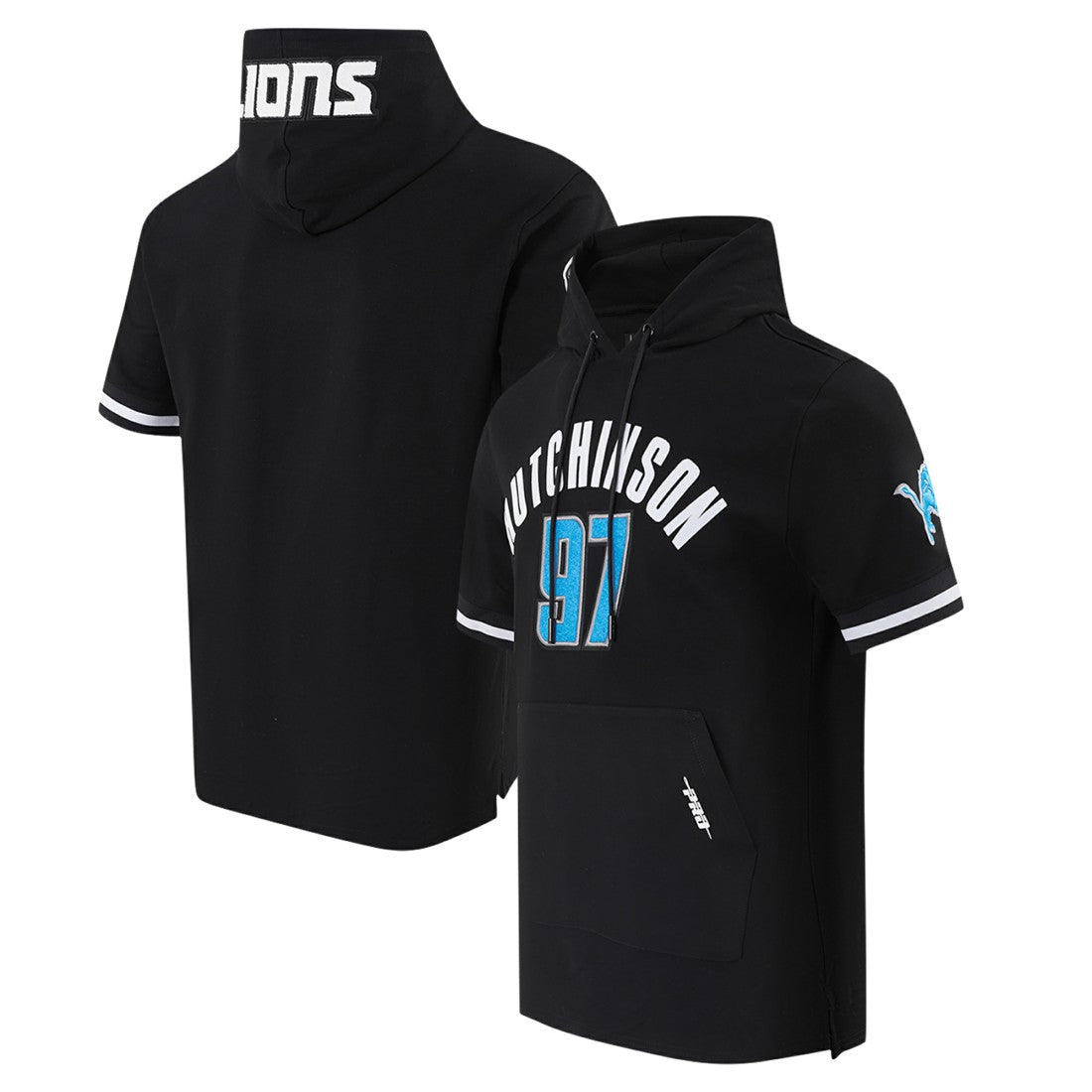 Aidan Hutchinson Detroit Lions Pro Standard Player Name & Number Hoodie T-Shirt - Black sale