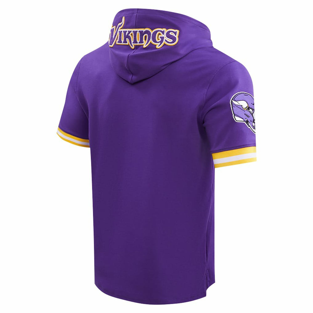 Justin Jefferson Minnesota Vikings Pro Standard Player Name & Number Hoodie T-Shirt - Purple on sale