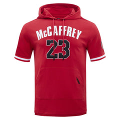 Christian McCaffrey San Francisco 49ers Pro Standard Player Name & Number Hoodie T-Shirt - Scarlet online