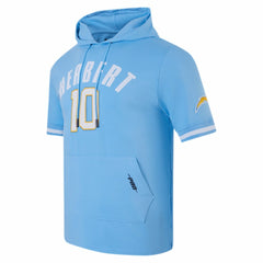 Justin Herbert Los Angeles Chargers Pro Standard Player Name & Number Hoodie T-Shirt - Powder Blue for sale