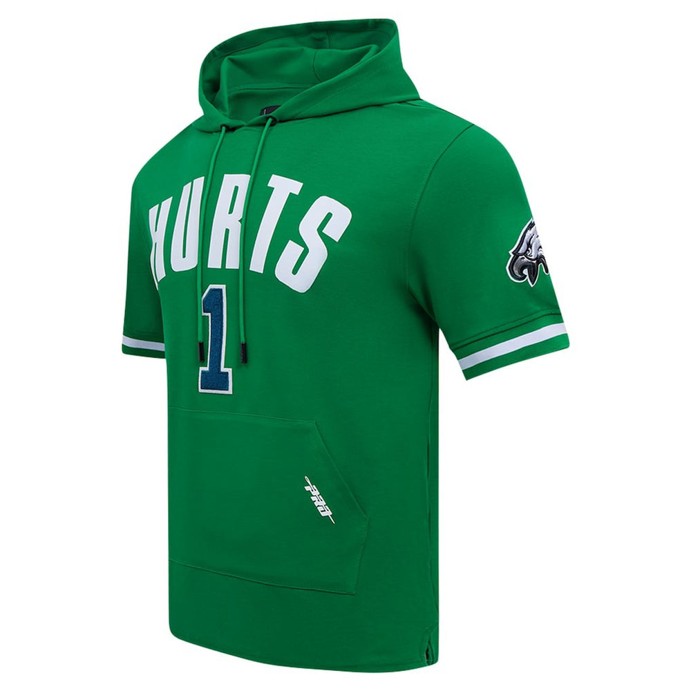Jalen Hurts Philadelphia Eagles Pro Standard Player Name & Number Hoodie T-Shirt - Kelly Green for sale