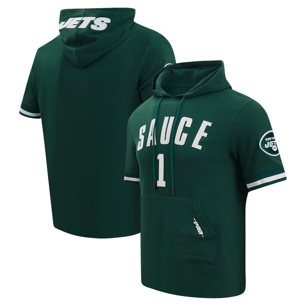 Ahmad Sauce Gardner New York Jets Pro Standard Player Name & Number Hoodie T-Shirt - Green discount