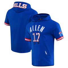 Josh Allen Buffalo Bills Pro Standard Player Name & Number Hoodie T-Shirt - Royal on sale