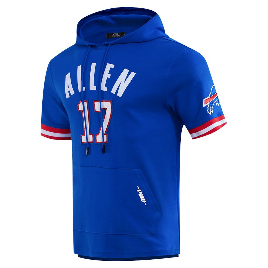 Josh Allen Buffalo Bills Pro Standard Player Name & Number Hoodie T-Shirt - Royal on sale