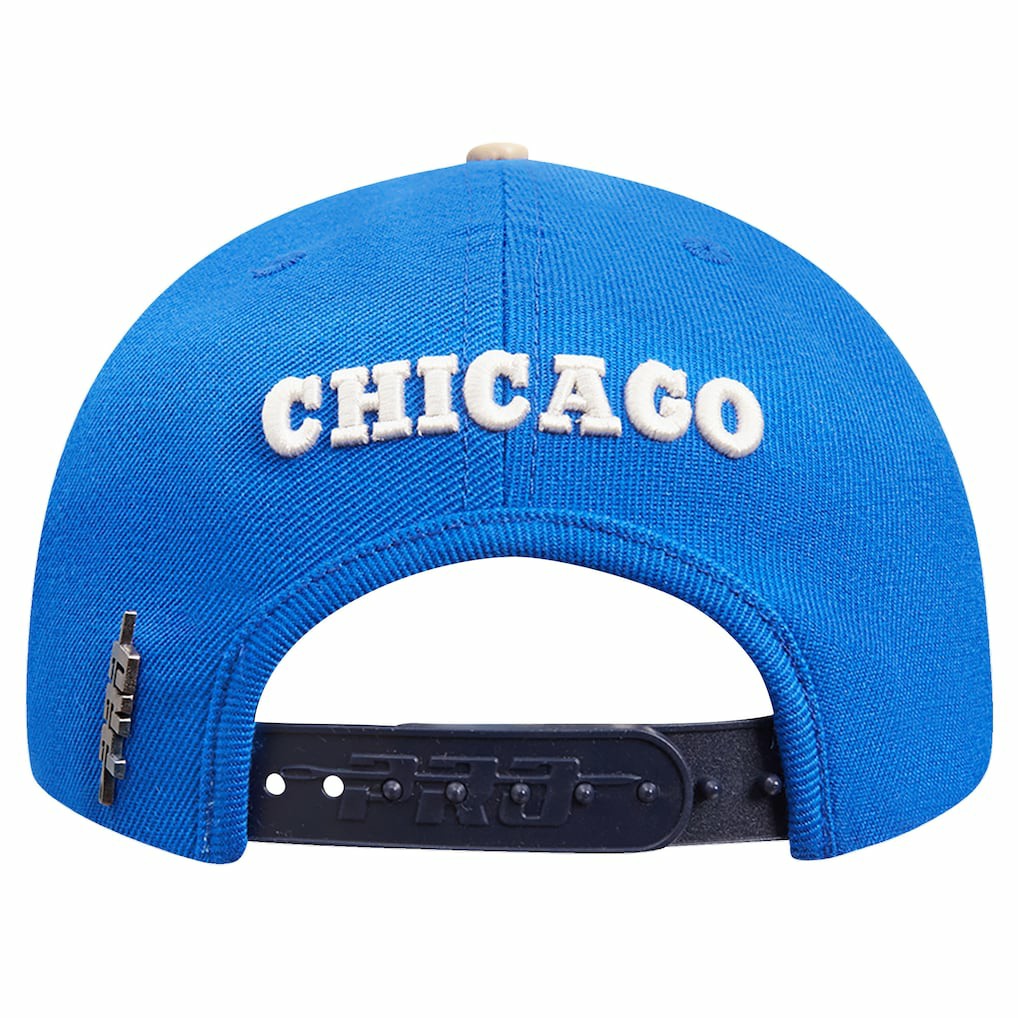 Chicago Bulls Pro Standard Legacy Snapback Hat - Blue/Navy for sale