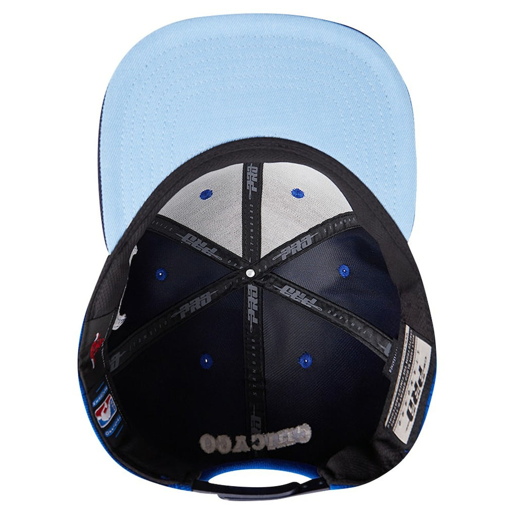 Chicago Bulls Pro Standard Legacy Snapback Hat - Blue/Navy for sale