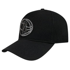 Brooklyn Nets Pro Standard Paint the City Pinch Front Snapback Hat - Black outlet