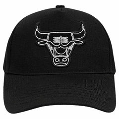 Chicago Bulls Pro Standard Paint the City Pinch Front Snapback Hat - Black cheap