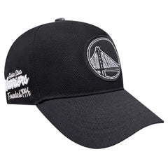 Golden State Warriors Pro Standard Paint the City Pinch Front Snapback Hat sale - Black on sale