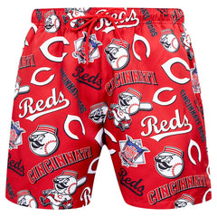 Cincinnati Reds Pro Standard Toss Logo Woven Shorts - Black