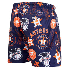Houston Astros Pro Standard Toss Logo Woven Shorts - Navy