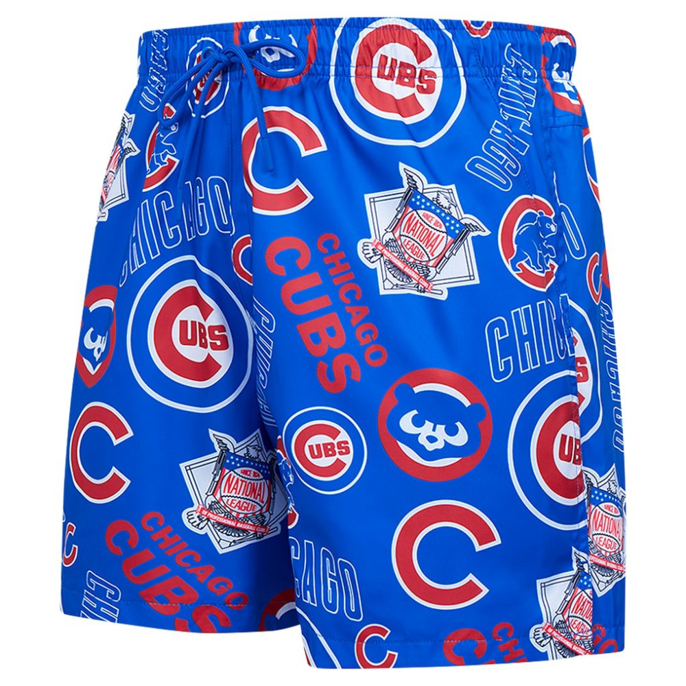Chicago Cubs Pro Standard Toss Logo Woven Shorts - Royal