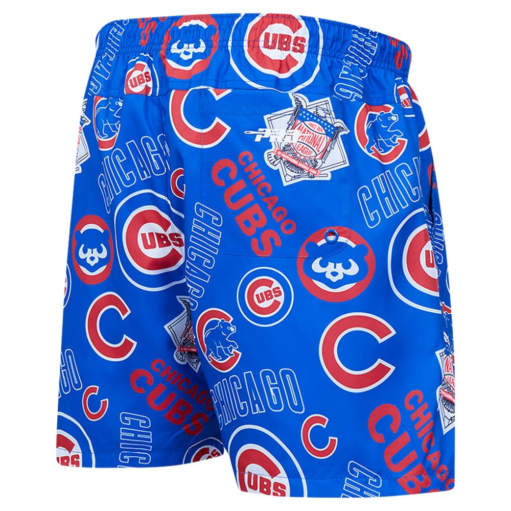 Chicago Cubs Pro Standard Toss Logo Woven Shorts - Royal
