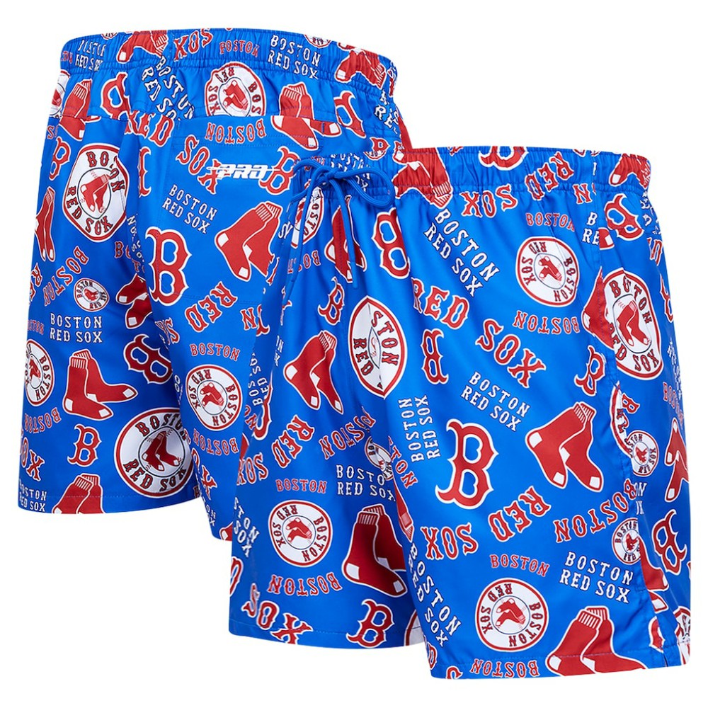 Boston Red Sox Pro Standard Toss Logo Woven Shorts - Navy