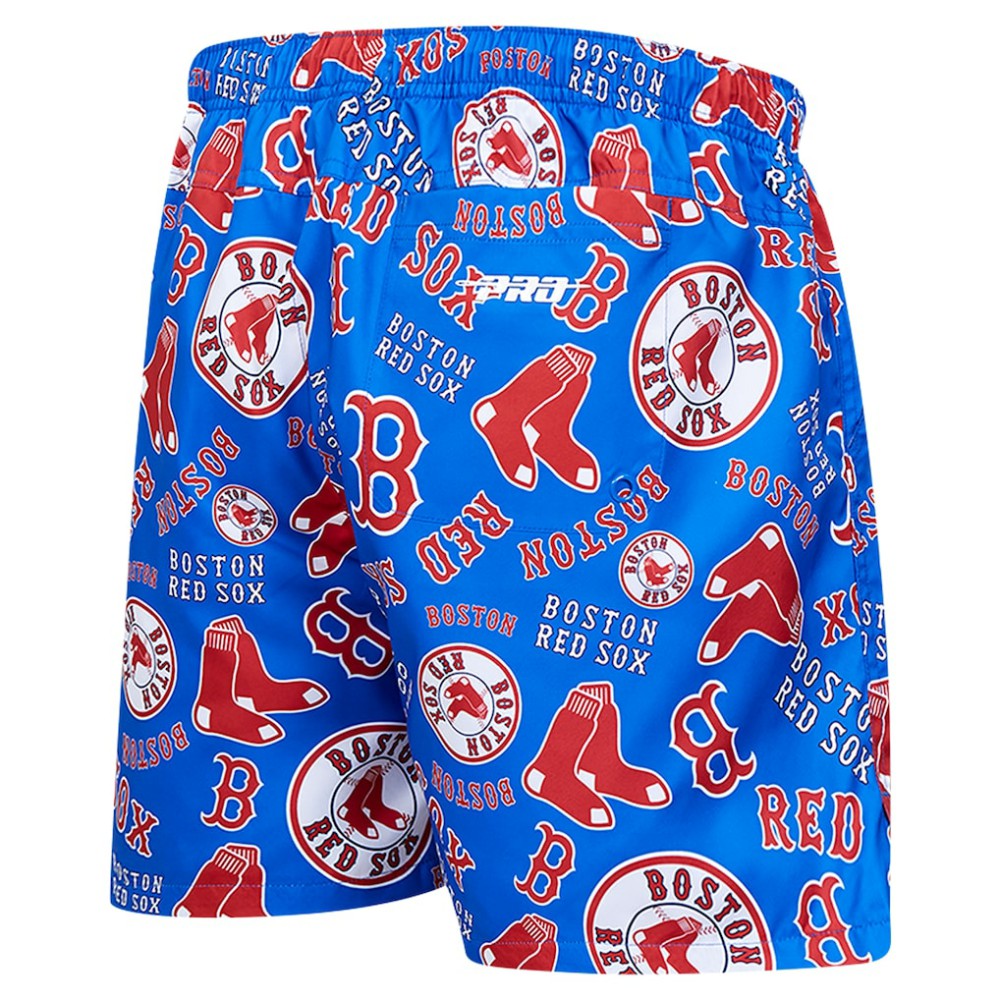 Boston Red Sox Pro Standard Toss Logo Woven Shorts - Navy