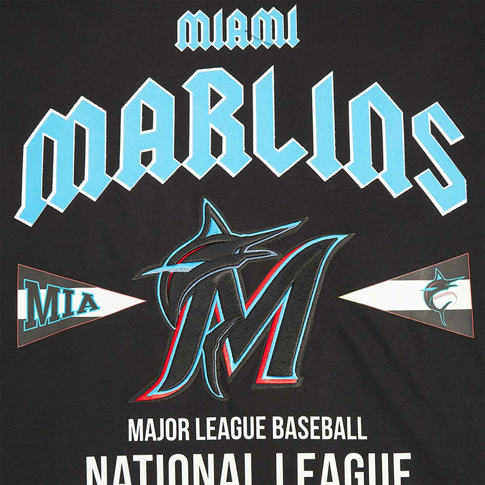 Miami Marlins Pro Standard Oversized City Tour T-Shirt - Black
