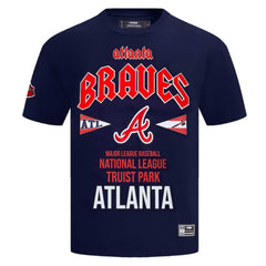 Atlanta Braves Pro Standard Oversized City Tour T-Shirt - Navy