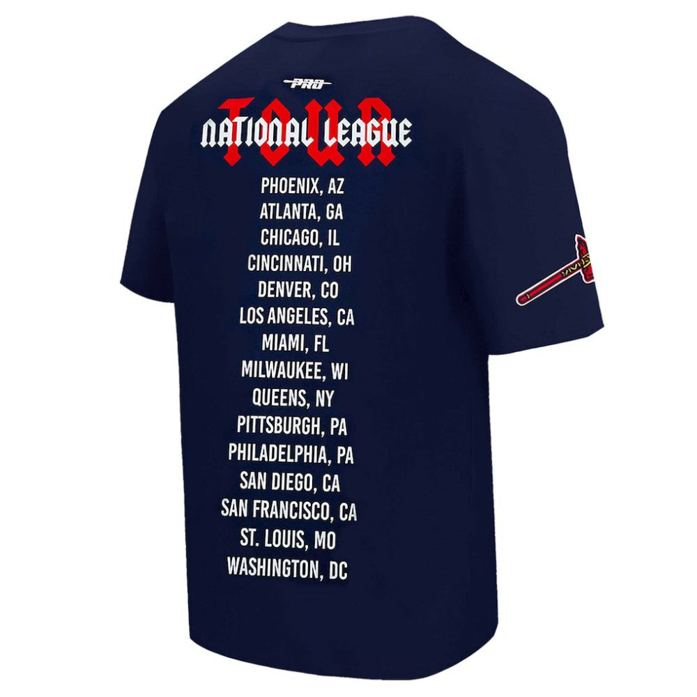 Atlanta Braves Pro Standard Oversized City Tour T-Shirt - Navy
