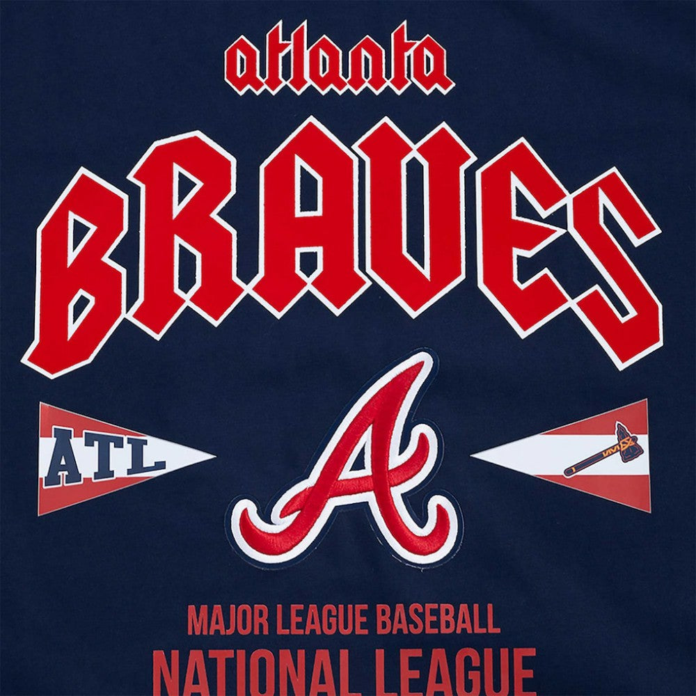 Atlanta Braves Pro Standard Oversized City Tour T-Shirt - Navy
