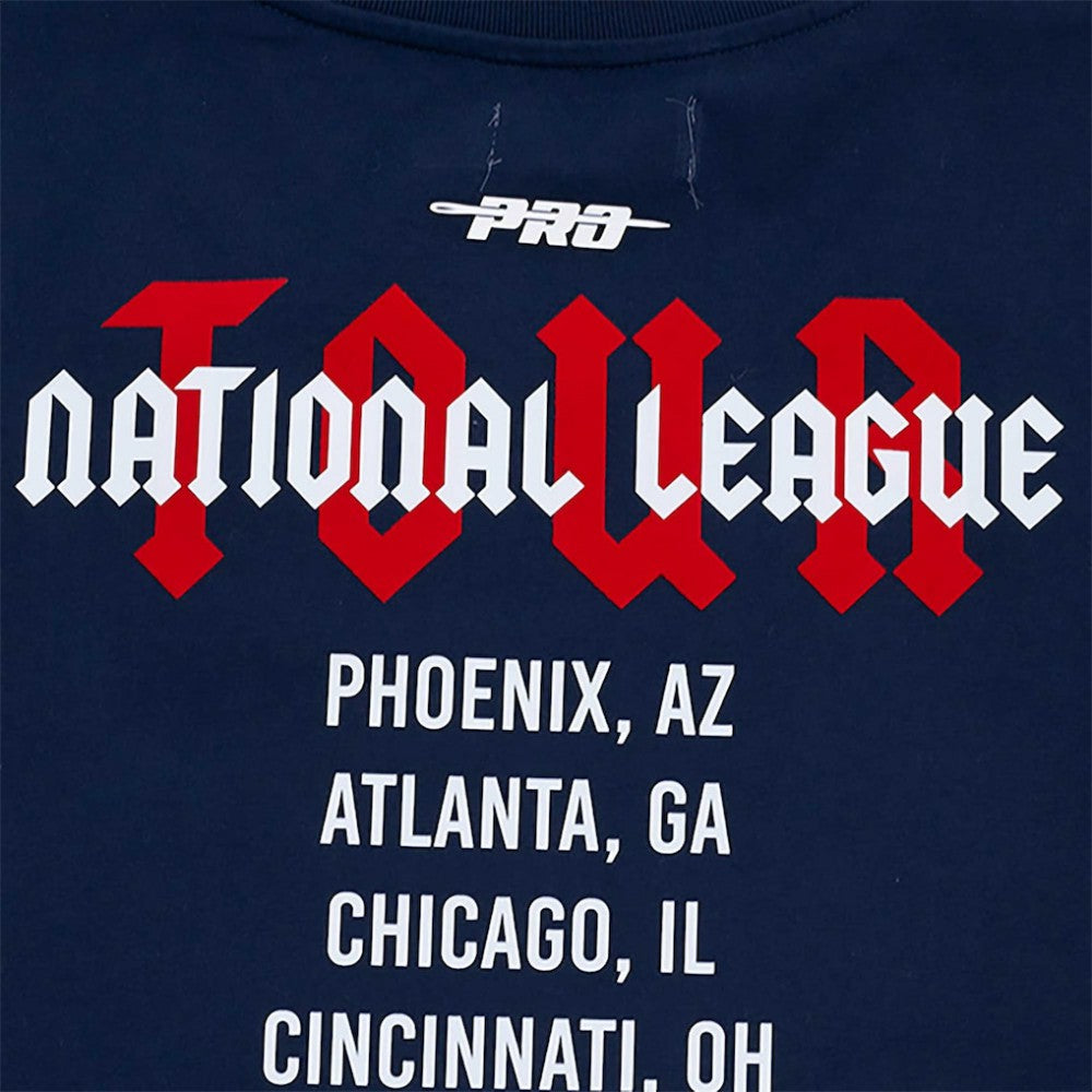 Atlanta Braves Pro Standard Oversized City Tour T-Shirt - Navy