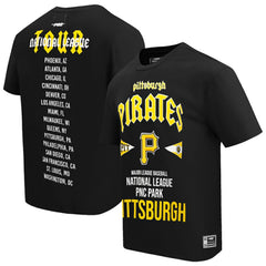 Pittsburgh Pirates Pro Standard Oversized City Tour T-Shirt - Black