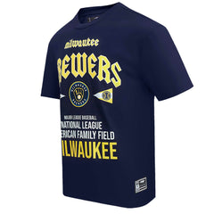 Milwaukee Brewers Pro Standard Oversized City Tour T-Shirt - Navy