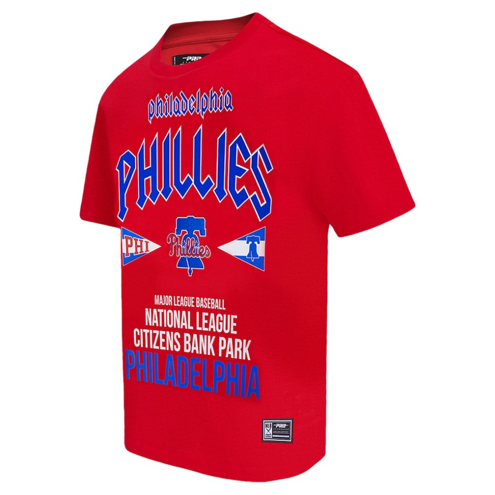 Philadelphia Phillies Pro Standard Oversized City Tour T-Shirt - Red
