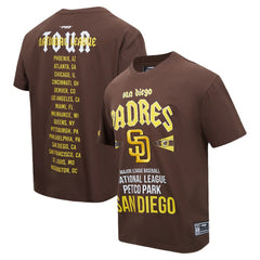 San Diego Padres Pro Standard Oversized City Tour T-Shirt - Brown