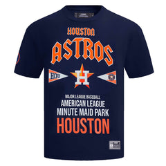 Houston Astros Pro Standard Oversized City Tour T-Shirt - Navy