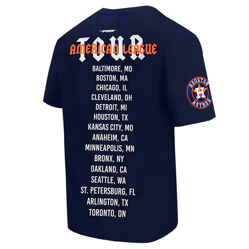 Houston Astros Pro Standard Oversized City Tour T-Shirt - Navy