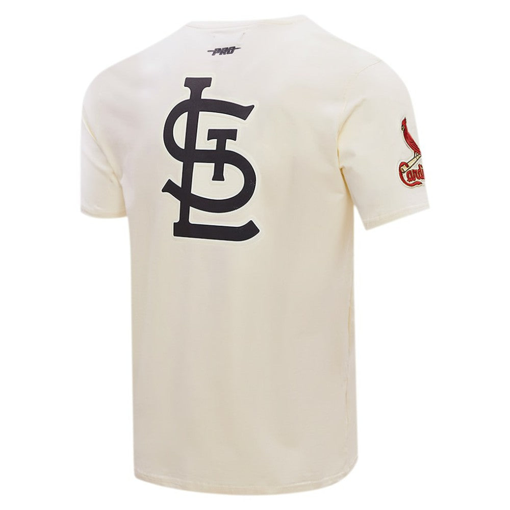 St. Louis Cardinals Pro Standard Club Member Badge T-Shirt - Cream