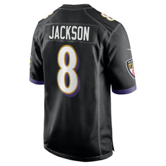 Lamar Jackson Baltimore Ravens Alternate Game Jersey - Black | Nike online