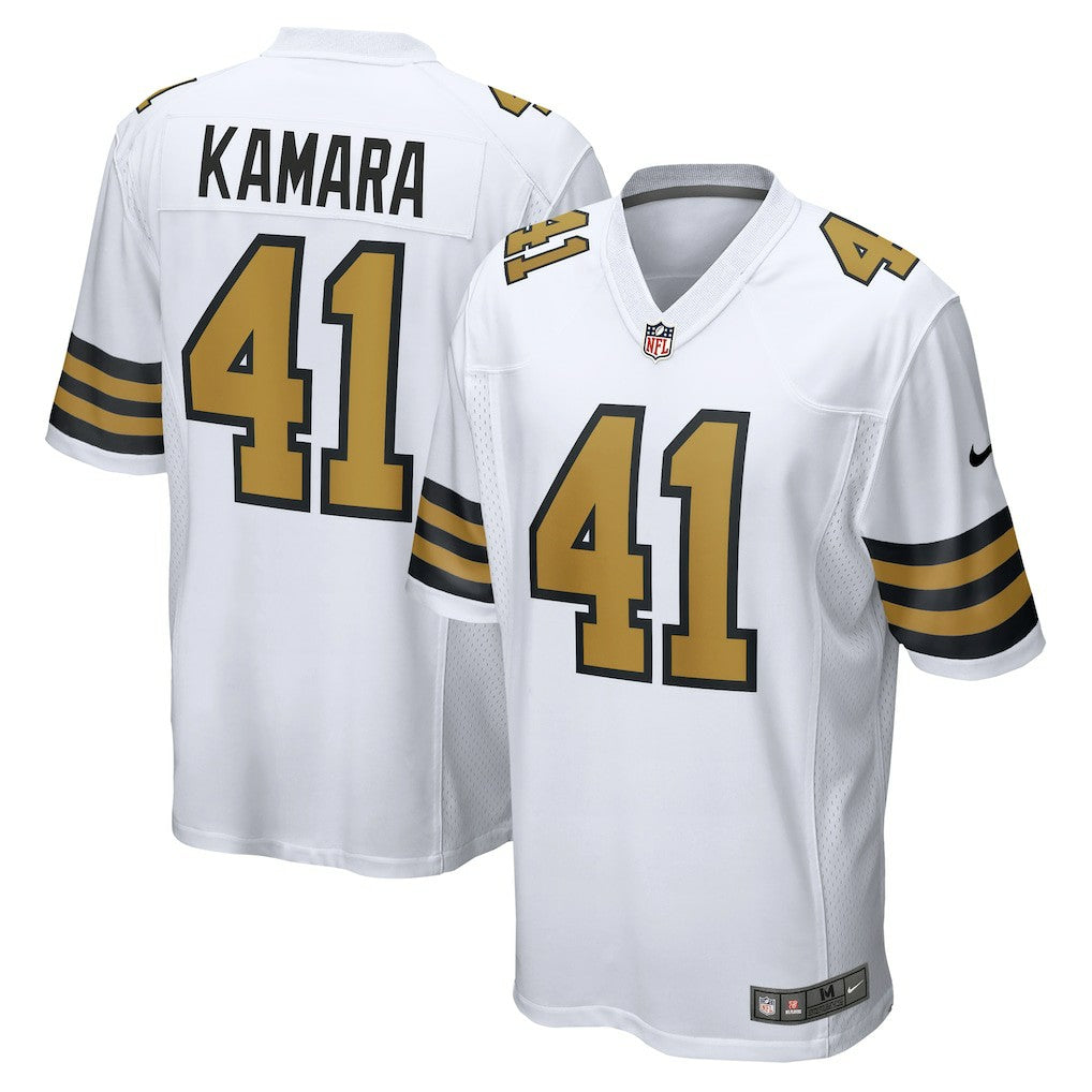 Alvin Kamara New Orleans Saints Alternate Game Jersey - White | Nike on sale