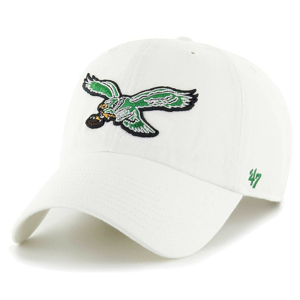 Philadelphia Eagles '47 Gridiron Classics Clean Up Adjustable Hat - White sale