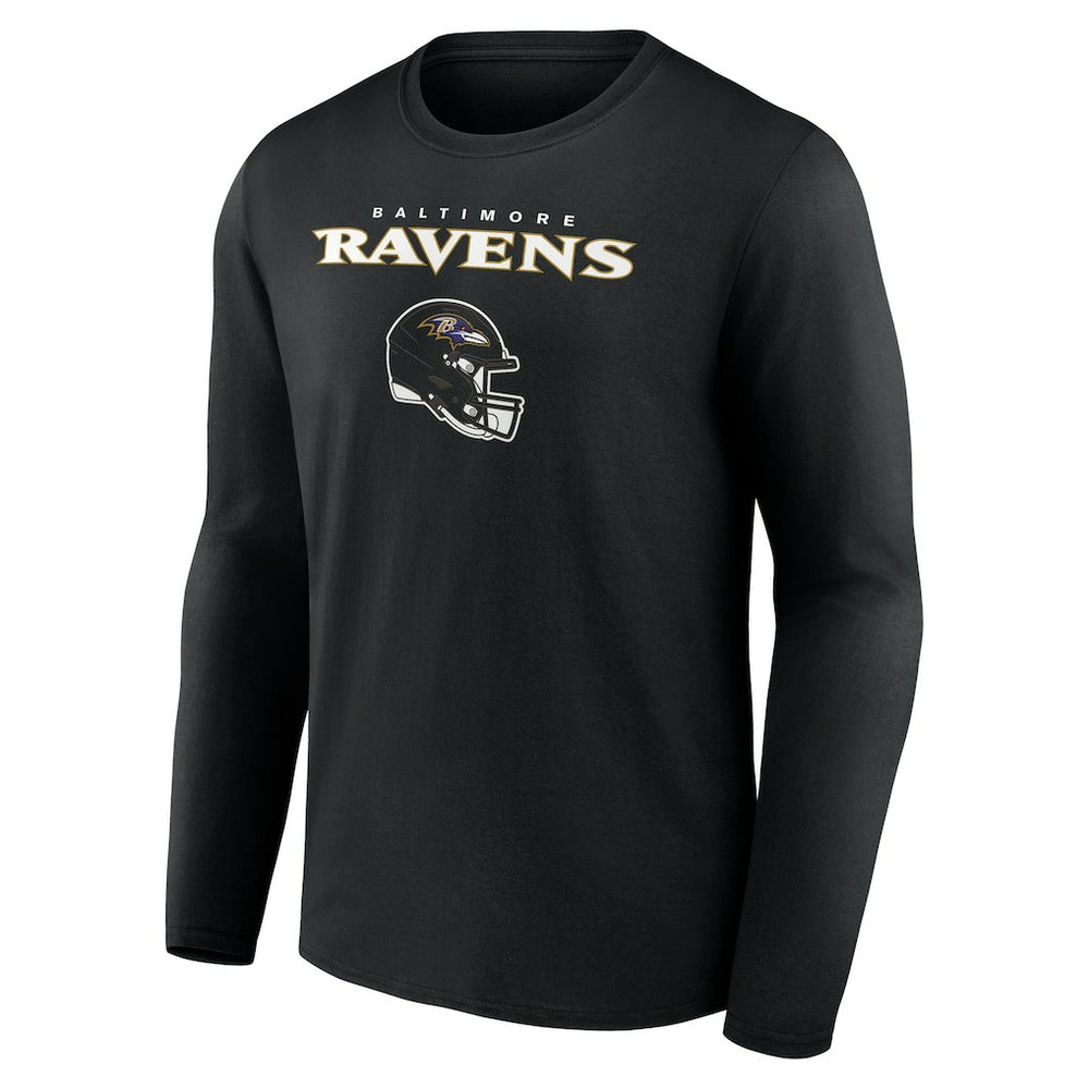 Roquan Smith Baltimore Ravens Team Wordmark Player Name & Number Long Sleeve T-Shirt - Black on sale