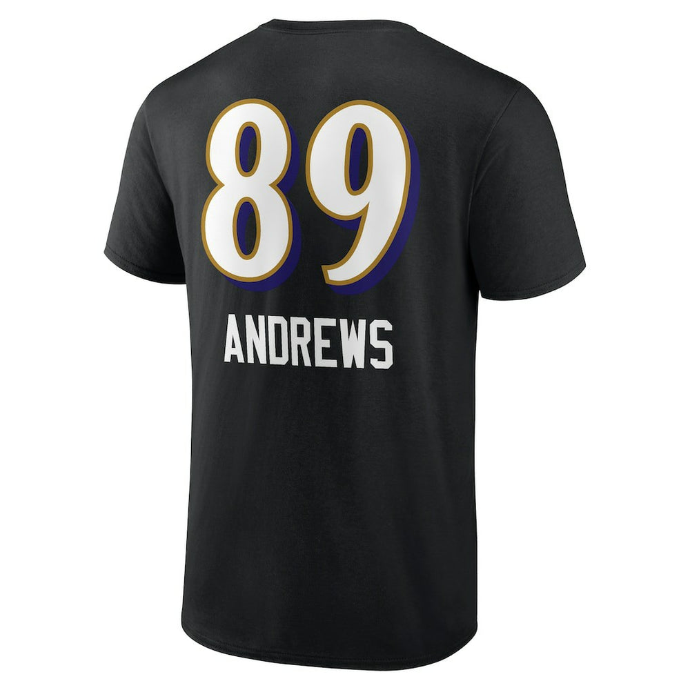 Mark Andrews Baltimore Ravens Team Wordmark Player Name & Number T-Shirt - Black cheap