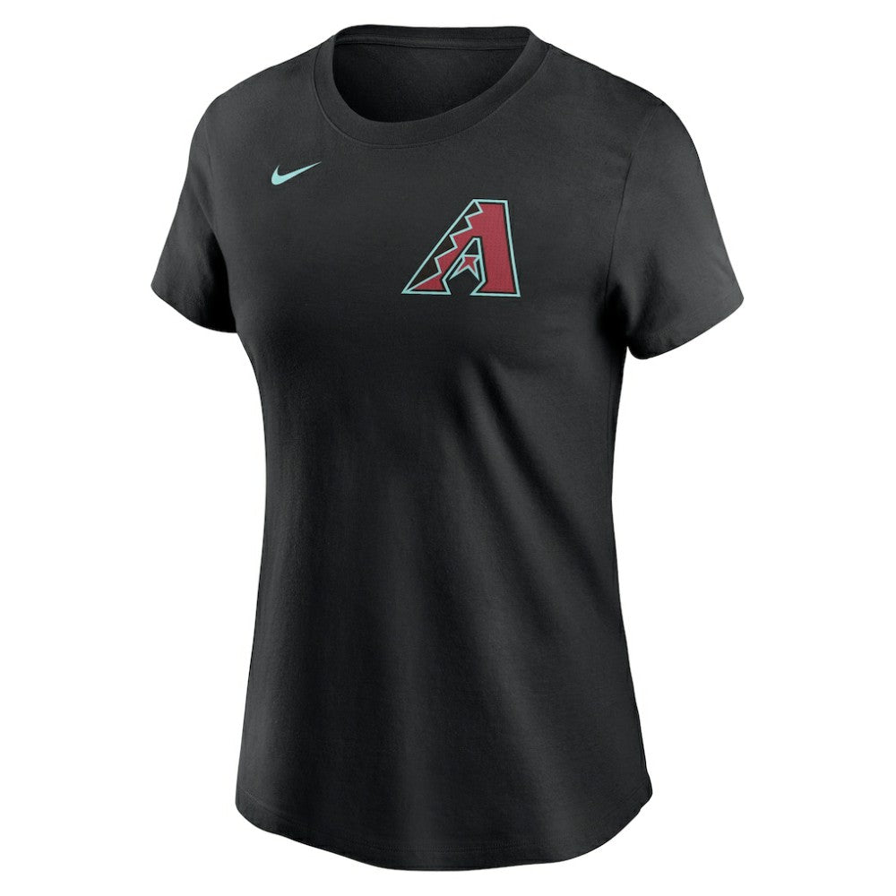 Alek Thomas Arizona Diamondbacks Women's 2024 Fuse Name & Number T-Shirt - Black | Nike