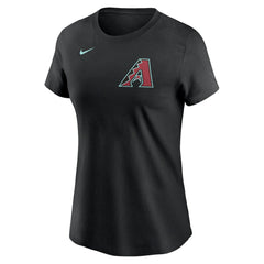 Alek Thomas Arizona Diamondbacks Women's 2024 Fuse Name & Number T-Shirt - Black | Nike