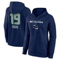 Jake Bobo Seattle Seahawks Women's Team Wordmark Player Name & Number Pullover Hoodie - College Navy discount
