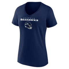 Jake Bobo Seattle Seahawks Women's Team Wordmark Player Name & Number V-Neck T-Shirt - College Navy online