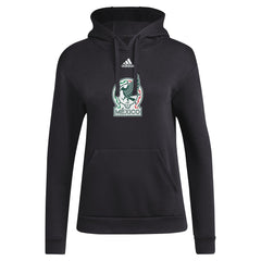 Mexico National Team Women's Crest Pullover Hoodie - Black | Adidas shop