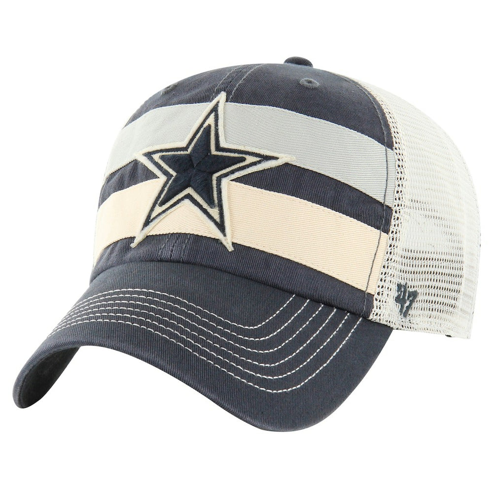 Dallas Cowboys '47 Clubhouse Boon Trucker Clean Up Adjustable Hat - Navy/Natural outlet